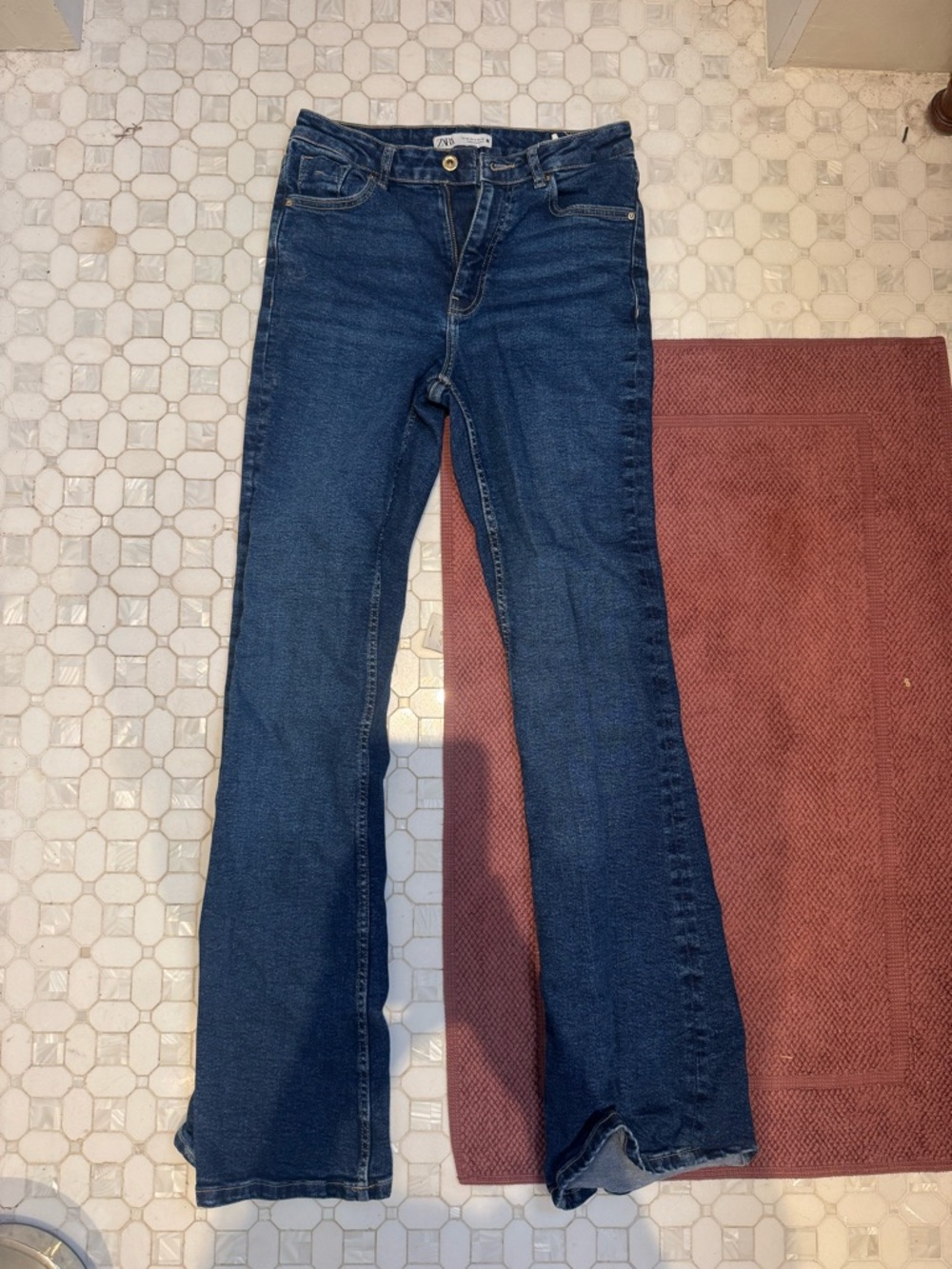 Women’s Dark Blue Bootcut Jeans - Zara